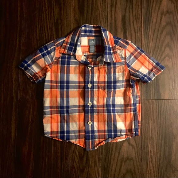 EUC Gap Plaid Button Down - Picture 1 of 3